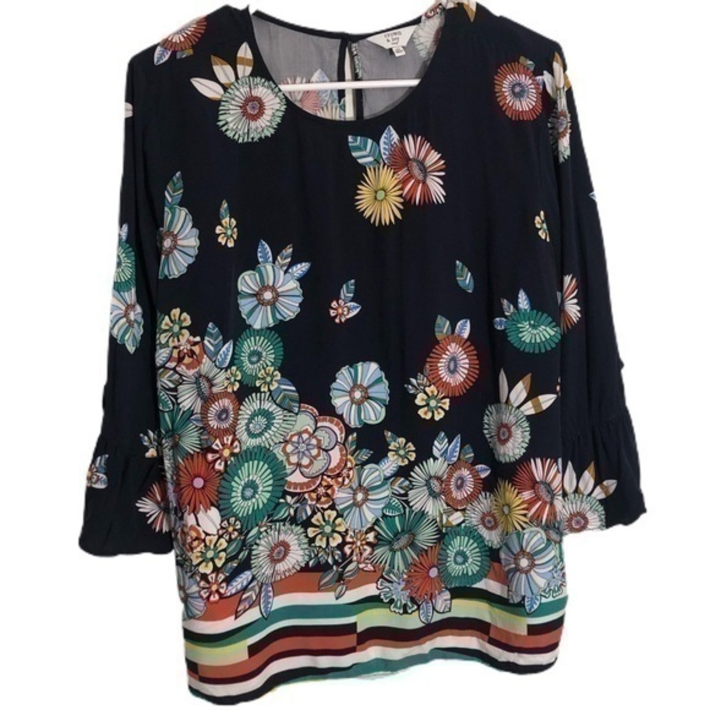 Floral Crown & Ivy Top
